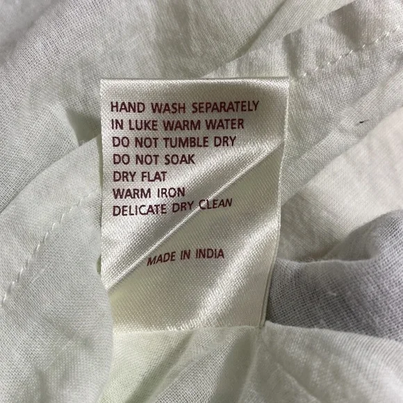 Phase Eight Color Block Cotton A-Line Midi Skirt, 34" Waist, Size 16 - Picture 13 of 13